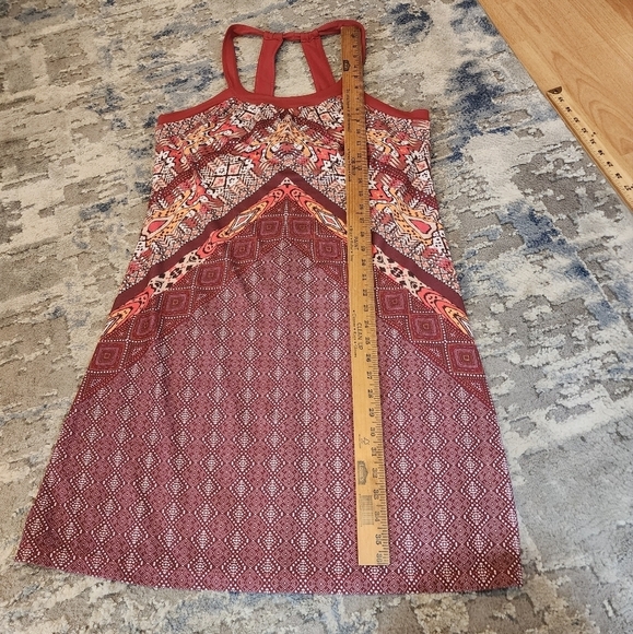 PrAna Cantine Crushed Cran Marrakesh Halter Dress. Women's size XL - Picture 9 of 16
